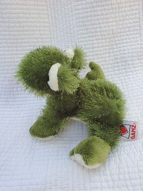 GANZ Webkinz Green Plush Frog
